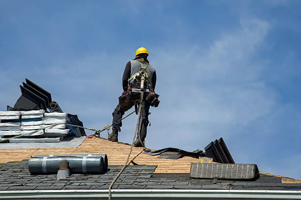 Professional Roof Repair technician working in Hallam, PA